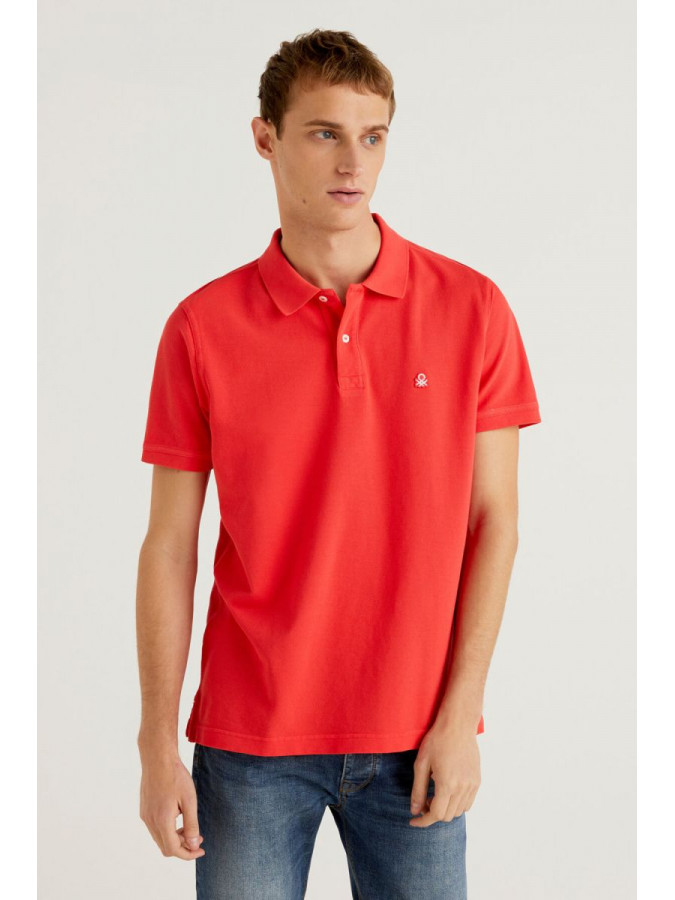 Benetton polo majica za muškarce regular fit 100% bio pamuk 