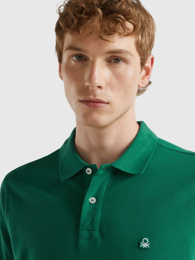 Benetton polo majica za muškarce regular fit 100% bio pamuk 