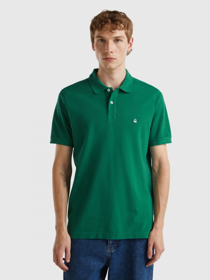 Benetton polo majica za muškarce regular fit 100% bio pamuk 