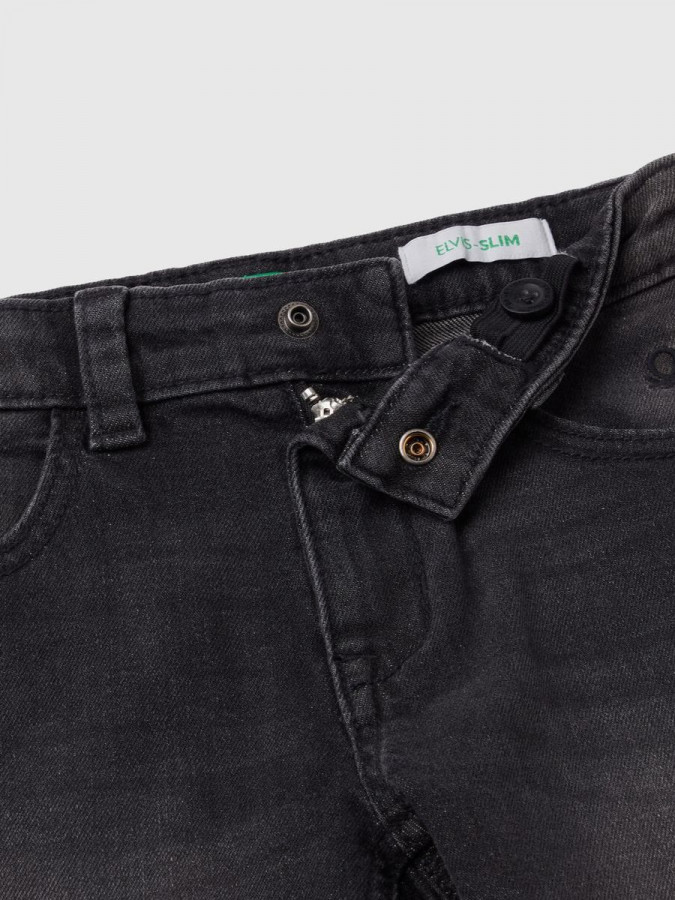 Benetton džins za dečake slim fit eco-recycle 