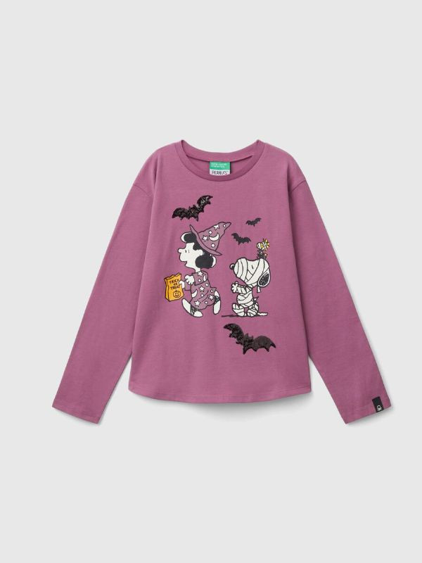 Benetton majica za devojčice ©peanuts halloween 