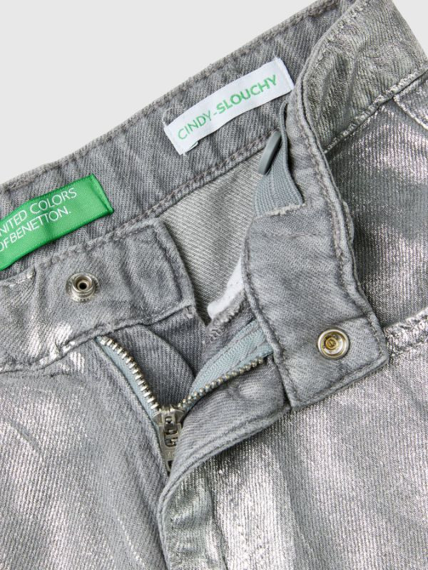 Benetton džins za devojčice slouchy fit 