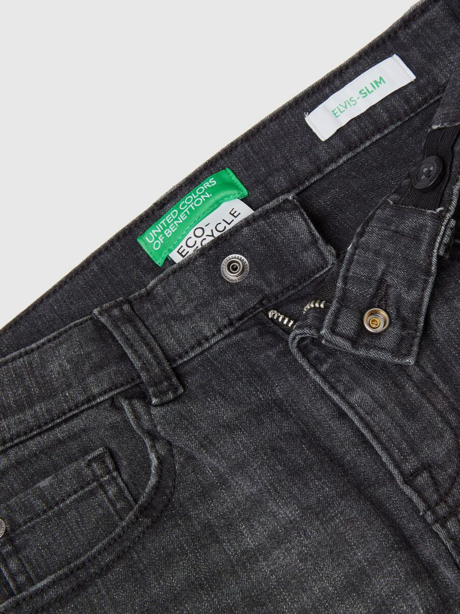 Benetton džins za dečake slim fit ecorecycle 